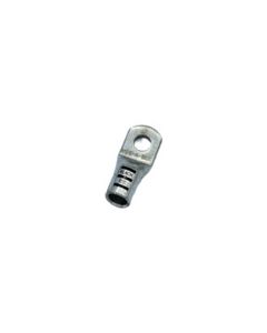 1/0GA Tin Plated Copper Lugs (Hefty-Grade) Straight With 3/8" Hole - 25PCS/PK