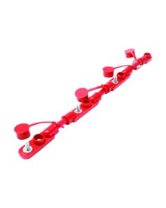 BATT CBL 2/0GA CONNECT+PROTECT 4-BATT 21" RED