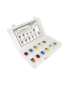 11PC Standard Blade-Type Circuit Breaker Assortment Kit - (Mini Flip Kit Series)