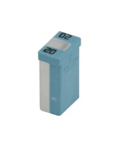 FUSE FEMALE LINK 'M'-TYPE 20A LIGHT BLUE NON-SLOTTED