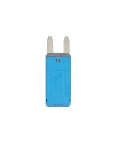 15A Mini Blade Fuse-Type Circuit Breaker (Blue), Manual Reset