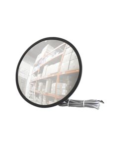 MIR CNVX GREY RND 12"DIA SWIVEL CENTRE MOUNT W/HEATER