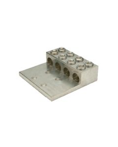 ALUM MECH LUG 2-600 4CON 4HOLE
