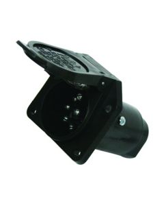 RV CONN 9POLE PLAS SCKT TOW-VEHICLE END