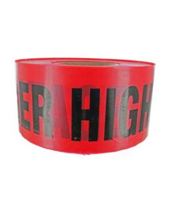 DANGER HIGH VOLTAGE AREA RED 1000Inch ROLL