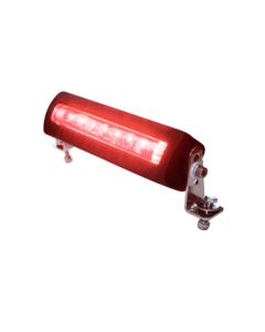 LED Forklift Lamp, Red Linear Beam, 554 Lumens, Rectangular - Aluminum Housing (9-110VDC)