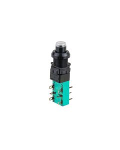 Switch Push Button On Off DPDT Plunger 8A