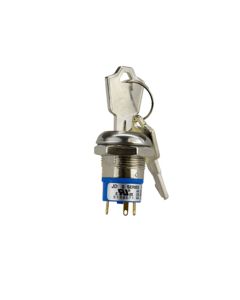 Switch Key Lock On On SPDT 90 Flat Key 4A 125Vac
