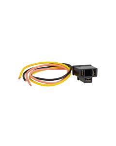 Socket for H9003 & H4 Bulbs. Also for 3-Prong Sealed Beams & Flashers