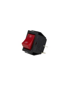 Switch Rocker On Off DPST Red 15A Quick Connect