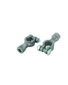 Battery Terminal Adapter, Coverts Top Post To Accept Side Post, 1 Positive, 1 Negative (1 Pair)