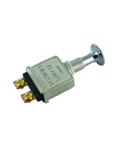 SWITCH PUSH/PULL XHD 75A OFF/ON CHR PLTD KNOB -25PK