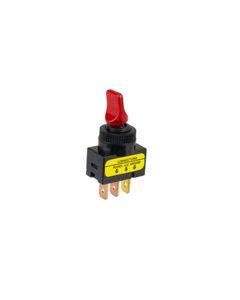 Switch Toggle On Off SPST Red Duckbill LED 20A