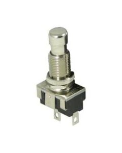 Switch Push Button On Off Spst Metal Plunger 6A