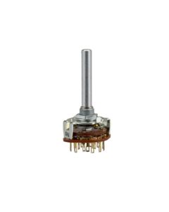 Switch Rotary 3P 4 Shaft Solder 0.3A 125Vac 30Vdc
