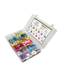 100PC Maxi Blade Fuse Assortment Kit - (Mini Flip Kit Series)