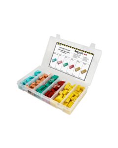 150PC Cartridge (Female-Type) Fuse Assortment Kit - (Mini Flip Kit Series)