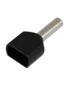 Black 2x16awg 8mm 500pk