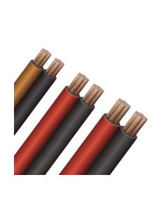 BOOSTER CABLE CORD [BONDED] 2/4 BLACK/RED 500FT