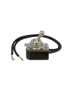 SWITCH TOG LIGHT-DUTY ON/OFF NICKL PL 2-LEADS BALL HNDL