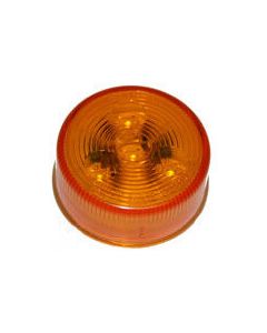 2" Round Clearance/Marker Lamp, (Amber) 4 LEDs
