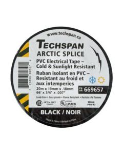 TAPE PVC COLD-WEATHER ELEC BLACK 20M(66FT) 10PK