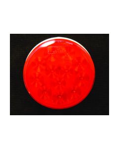 LED LMP SLD RED S/T/T ROUND 4Inch 12-DIODES