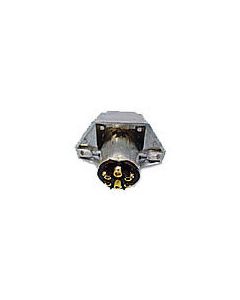 TRLR CONN SOCKET FEM HD 7POLE 2HOLE SOLID PIN