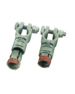 Battery Terminals, Compression-Style, 2/0GA Straight (Universal Polarity), 20PCS/PK