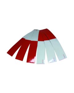 CONSPICUITY TAPE RED/SILVER ALT 2"W - 12" X 6PK