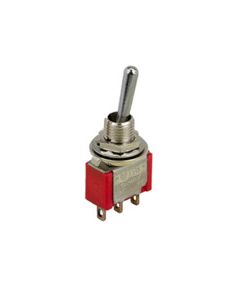 Switch Toggle On Off (On) Spdt 5A Solder