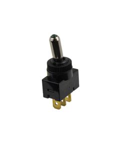 Switch Toggle On Off SPST LED Green 20A 12Vdc