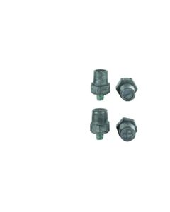 Battery Terminal Side Charging Post Adapters, 1 Positive & 1 Negative (1 Pair)