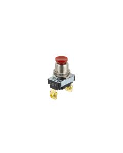 Switch Push Button (Off) On Spst Red Plunger 3A