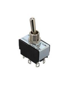 Switch Toggle On (On) Dpdt Bat Toggle Solder 6A