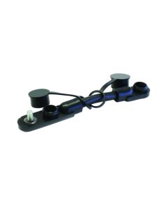 BATT CBL 2/0GA CONNECT+PROTECT 2-BATT 7" BLACK