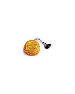 2" Round Amber LED Clearance/Marker Lamp 180° Beam (12-36VDC)