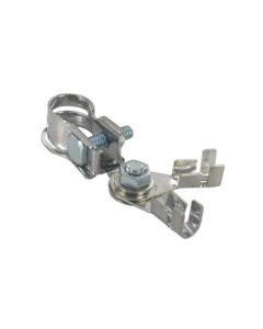 BATT TERM BRASS (NICKEL PLATED) UNIV 6-4GA WITH 2 LUGS 1 SET