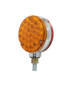 LED LMP DBL FACE RED/AMB CHR 24 DIODES
