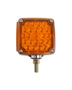 LED LMP DIRSIG RED/AMB CHR [50 DIO] CURBSIDE 1-STUD