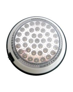 LED LMP DOME 6Inch ROUND 40-DIODES WITH SWITCH