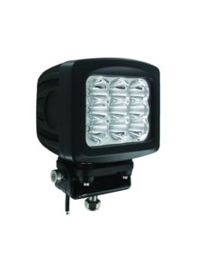 LED Tractor/Utility Lamp, 10° Spot Beam, 8100 Lumens, 5-1/2" Square - Aluminum Housing (10-30VDC)