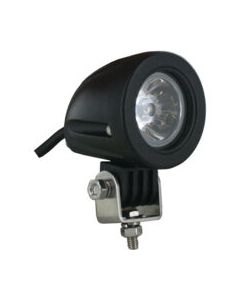 LED Tractor/Utility Lamp, 10° Spot Beam, 750 Lumens, 2" Round - Aluminum Housing (9-60VDC)