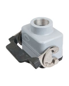 HOOD - 6P+Ground SINGLE LEVER TOP ENTRY CABLE COUPLER PG 16