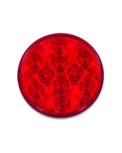 LED LMP SLD RED S/T/T ROUND 4Inch 10-DIODES