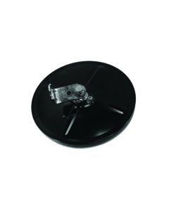 MIR CNVX BLK STL ROUND 7.5InchDIA