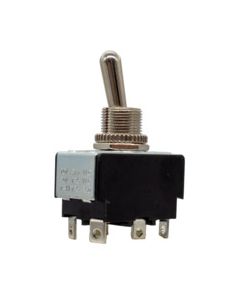 Switch Toggle On Off (On) Dpdt Bat Toggle Screw 2