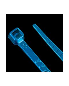 CABLE TIE 4Inch 18LB CHRM PLTD BLUE 100PK