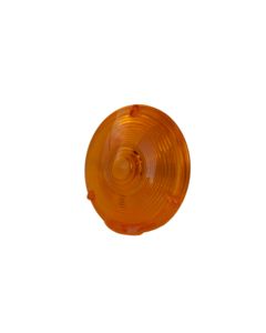 Replacement Amber Lens for Fender Mount Lamps with Chrome Die-Cast Housing