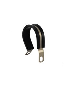 CLAMP RUBBER/STAINLESS STL 1/2W x 1-1/4ID 10PK